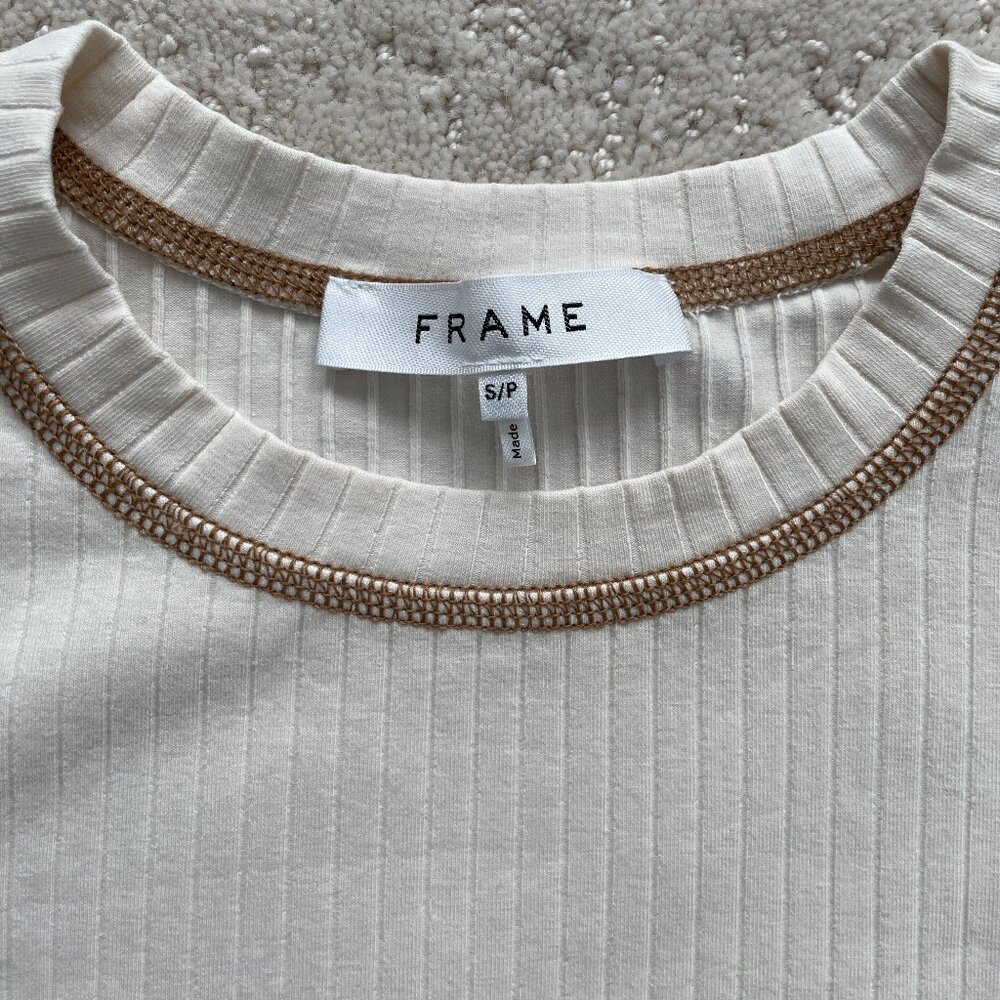 Frame Denim Ribbed Tee - Picture 6 of 6